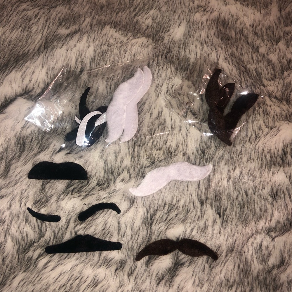 Mustache stickers